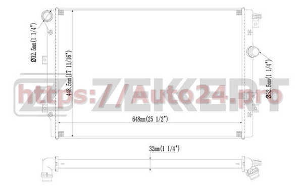 MK-1231 Zekkert для VAG 5N0121253P
