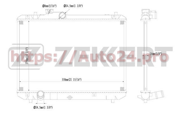 MK-1232 Zekkert для SUZUKI 1770062j00