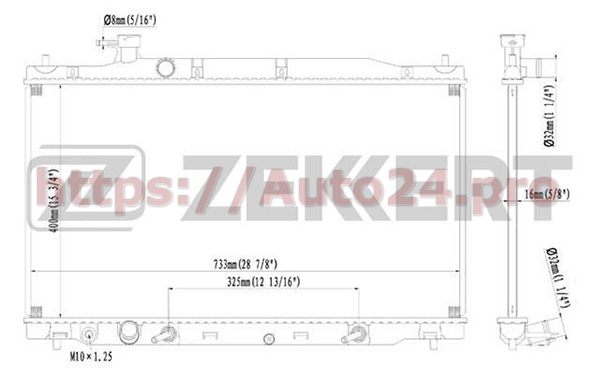 MK-1236 Zekkert для HONDA 19010RZAA51