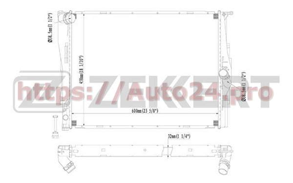 MK-1237 Zekkert для BMW 17117521048