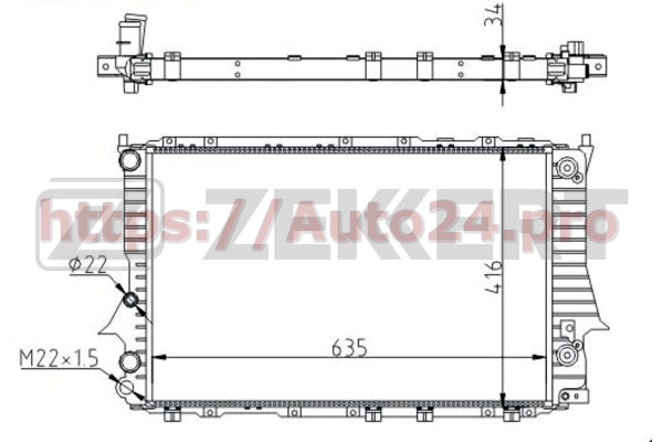 MK-1268 Zekkert для VAG 4A0121251F