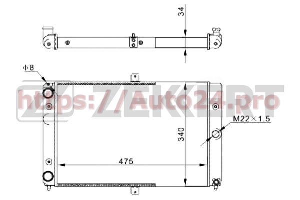 MK-1297 Zekkert для LADA 21080130101250