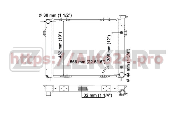 MK-1334 Zekkert для JEEP 52079598AB