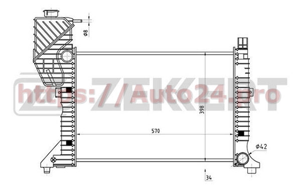 MK-1339 Zekkert для MERCEDES-BENZ 9015001800