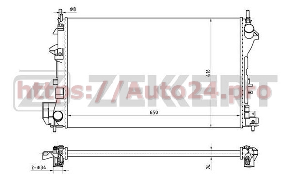 MK-1385 Zekkert для VAUXHALL 1300244