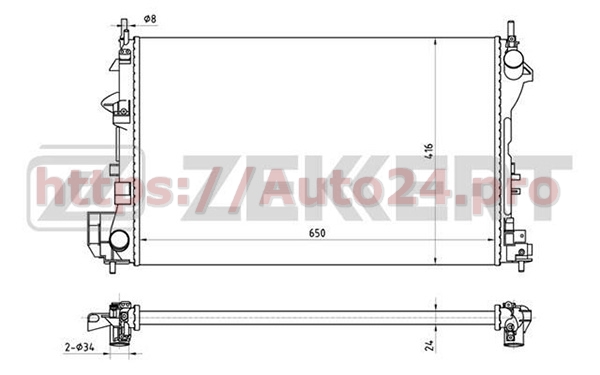 MK-1385 Zekkert для SAAB 95524868