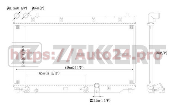 MK-1440 Zekkert для HONDA 19010PWJZ01