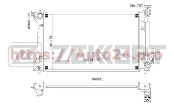 MK-1453 Zekkert для TOYOTA 164000H110