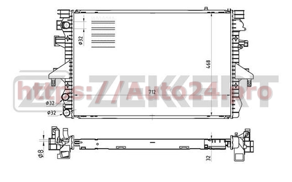 MK-1454 Zekkert для VAG 7H0121253H