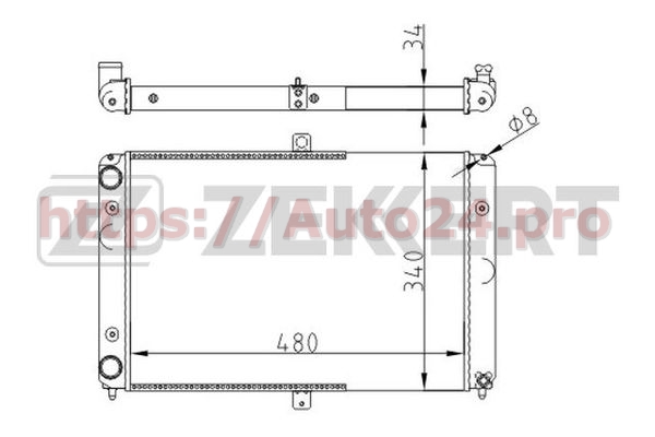 MK-1505 Zekkert для ZAZ 2301130101220