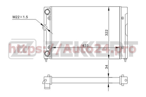MK-1510 Zekkert для VAG 6N0121253A