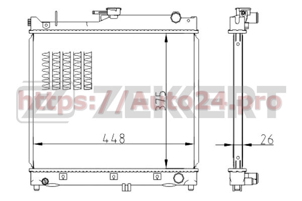 MK-1511 Zekkert для SUZUKI 1770080A00