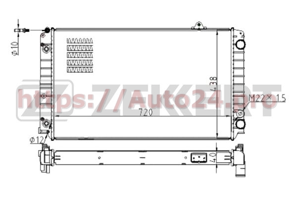 MK-1512 Zekkert для VAG 4D0121251