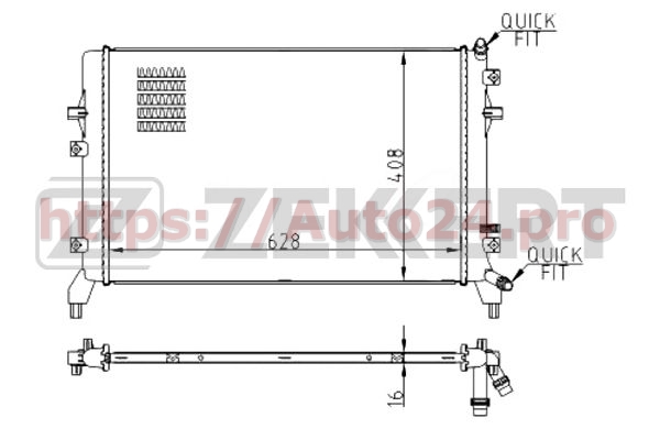 MK-1514 Zekkert для VAG 1K0121251BN