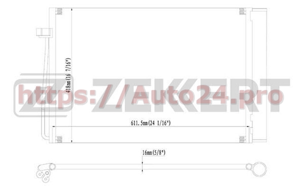 MK-3133 Zekkert для BMW 64508379885