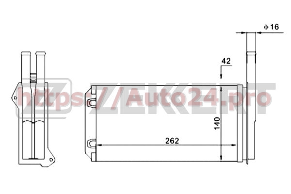 MK-5008 Zekkert для FORD 91AG18B539AA