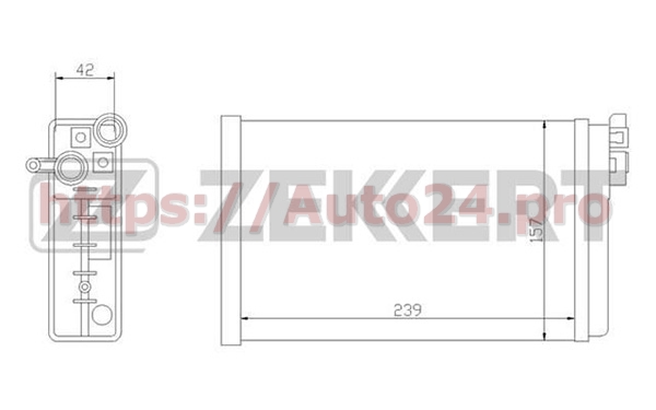 MK-5011 Zekkert для OPEL 90510471
