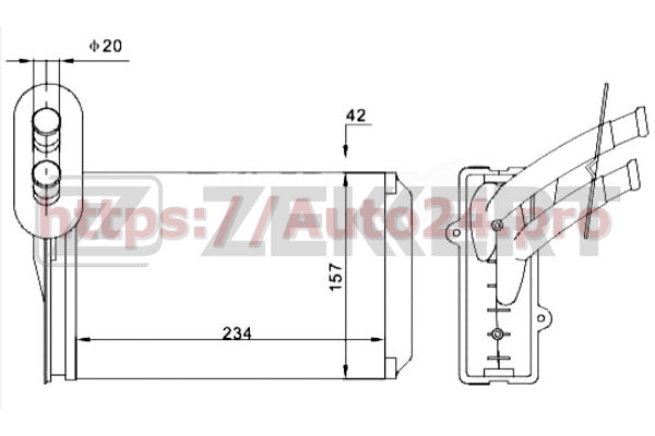 MK-5013 Zekkert для VAG 1H2819031A