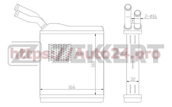 MK-5017 Zekkert для VAUXHALL 91146244