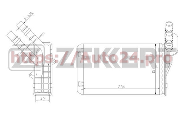 MK-5019 Zekkert для RENAULT 7701044790
