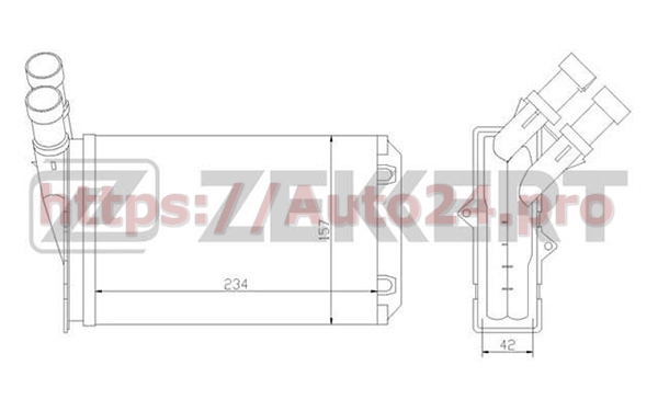 MK-5020 Zekkert для CITRO?NPEUGEOT 644878