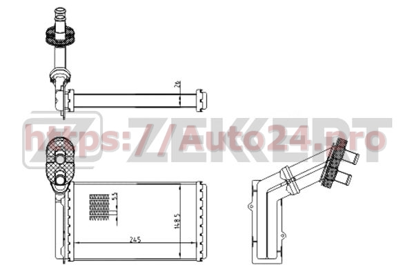 MK-5032 Zekkert для FORD 7M3819030