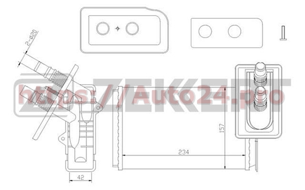 MK-5037 Zekkert для NISSAN 7701205538