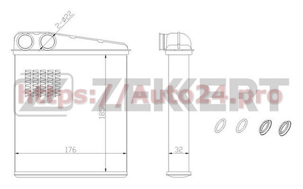 MK-5054 Zekkert для VAG 1K0819031E