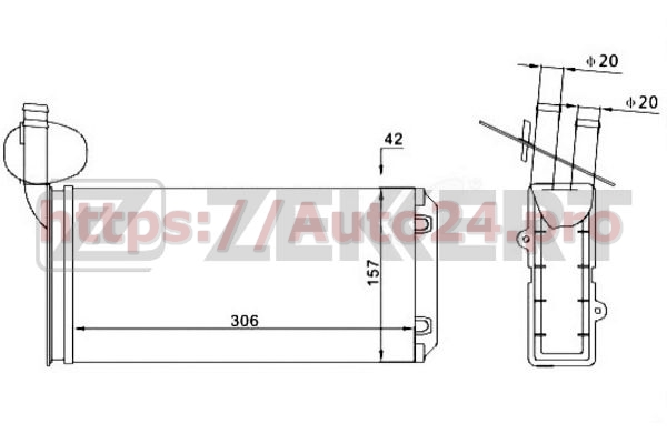 MK-5064 Zekkert для VAG 701819031A