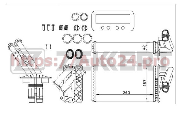 MK-5069 Zekkert для RENAULT 7701038542