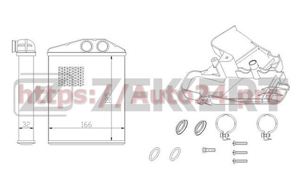 MK-5084 Zekkert для PONTIAC 93171816