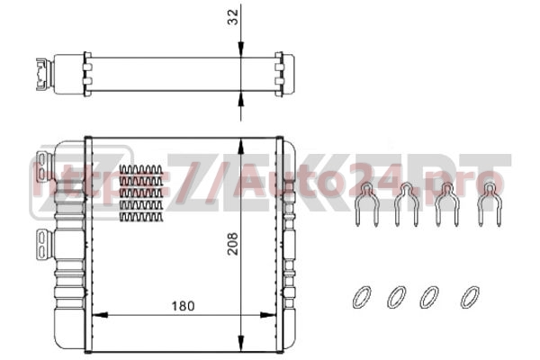 MK-5087 Zekkert для VAUXHALL 1618142