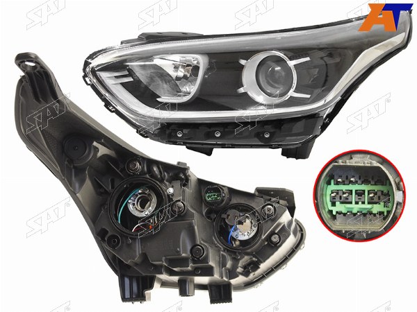 Фара KIA CERATO 18-21 LH галоген