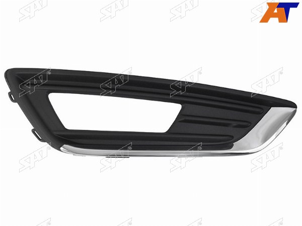 Оправа ПТФ FORD FOCUS III 15-19 RH с хром молдингом