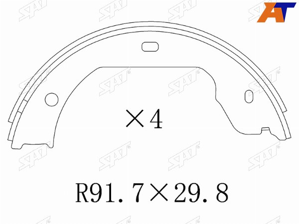 Колодки ручного тормоза BMW X5 00-185 98-09VW TOUAREG 02-10TRANSPORTER V 03-15