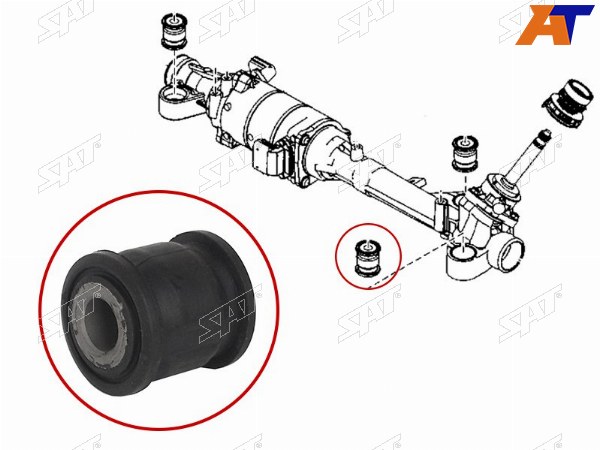 Сайлентблок рулевой рейки MAZDA 6 08-13