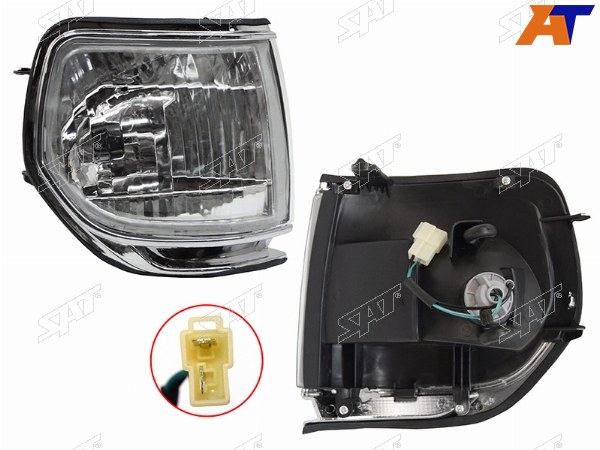 Габарит TOYOTA LAND CRUISER 80 90-98 RH хрусталь