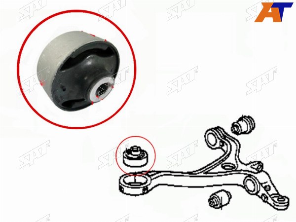 Сайлентблок FR переднего нижнего рычага HONDA ACCORD 08-ODYSSEY 03-08