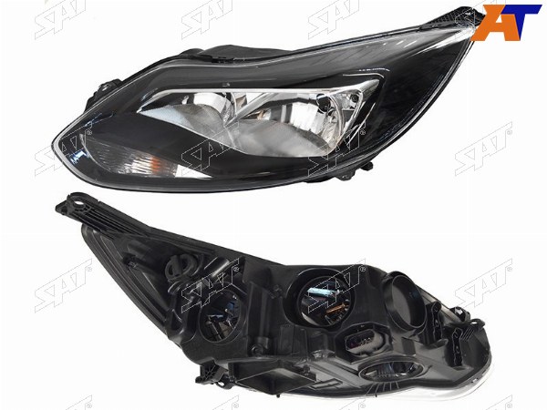 Фара FORD FOCUS III 11-15 LH черная