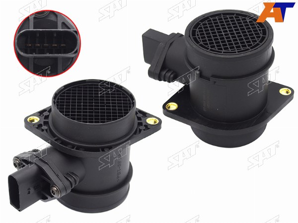 Датчик расхода воздуха 1.8T2.0T A3A4A6 97-05Octavia 01-11Golf 99-06Passat 00-05Polo 05-10