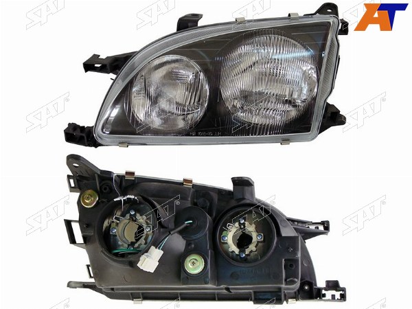 Фара TOYOTA AVENSISCALDINA 97-00 LH черная