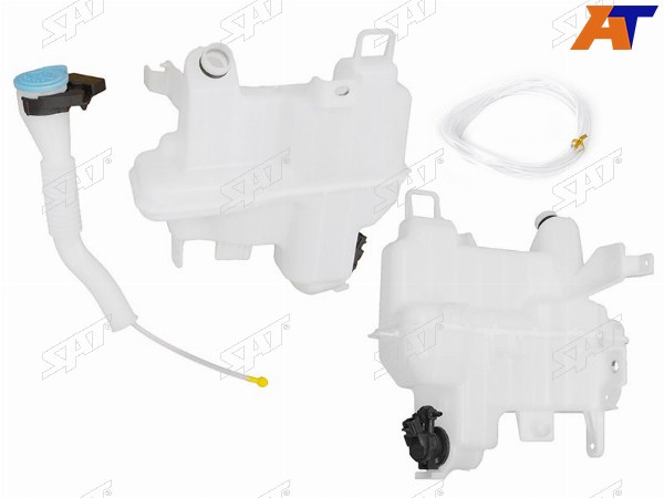 Бачок омывателя MAZDA 3 HBK 13-16 с горловиной, 1 мотором (малый)(пр-во Тайвань)