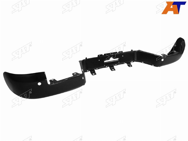 Бампер задний VW AMAROK 10-19 чёрный, под сонары