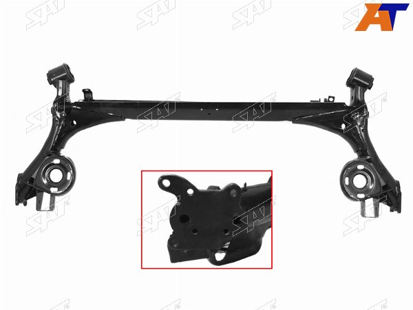 Балка задняя VW POLO 10-11JETTA 01-06GOLF 97-06BORA 99-05SKODA OCTAVIA 97-11RAPID 13-ROOMSTER
