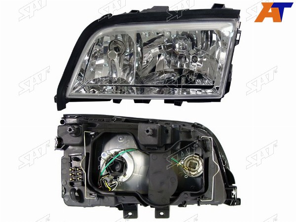 Фара MERCEDES W202 93-97 LH хрусталь