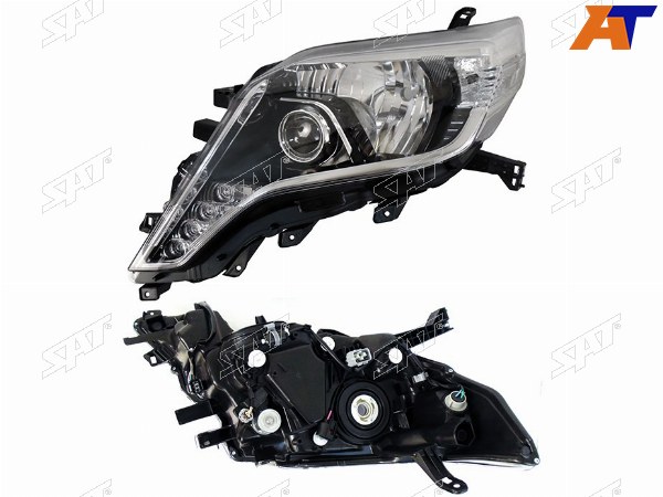 Фара TOYOTA LAND CRUISER PRADO 150 13-17 LH LED, ДХО (Евросвет)