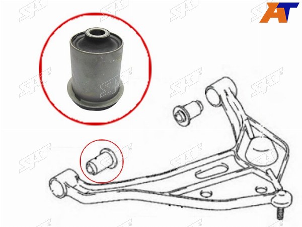 Сайлентблок FR переднего рычага SUZUKI ESCUDOGRANDVITARAXL-7 97-05