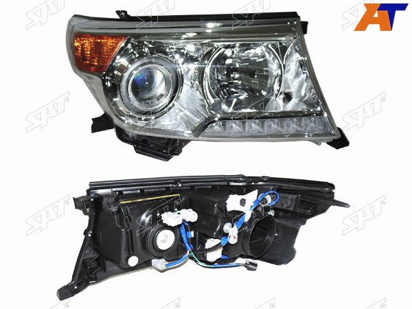 Фара TOYOTA LAND CRUISER 200 12-15 RH под ксенон, с электорокорректором