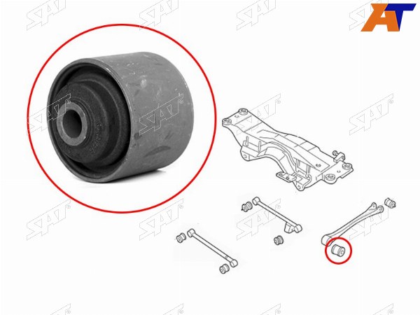 Сайлентблок заднего продольного рычага SUBARU FORESTER 96-07IMPREZA 92-07LEGACY 89-98