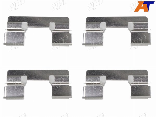 Комплект монтажный тормозных колодок FR TOYOTA COROLLA 01-07 LHD